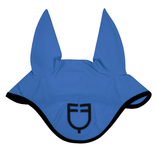 Cuffietta tessuto traforato con logo