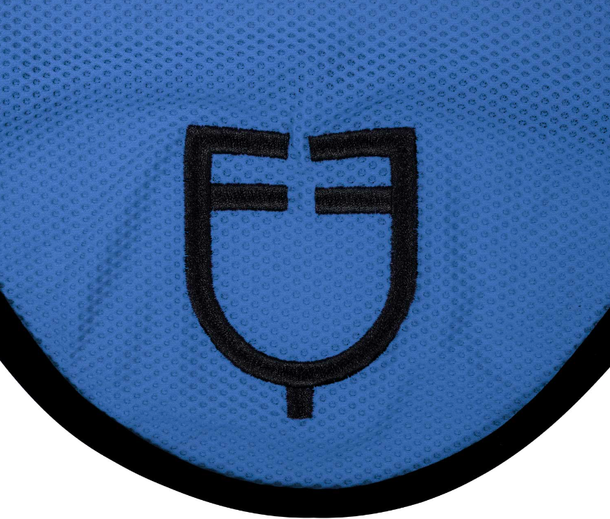 Cuffietta tessuto traforato con logo