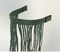 Frontalino con frangia antimosche