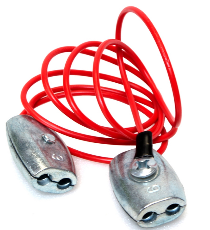 Connessione corda-corda con morsetti