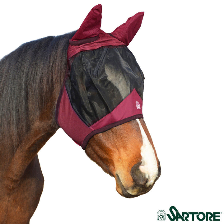 Maschera antimosche morbida con doppia chiusura