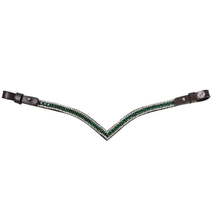 Frontalino  a V Strass