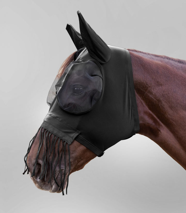 Maschera antimosche Puck con frange sul naso