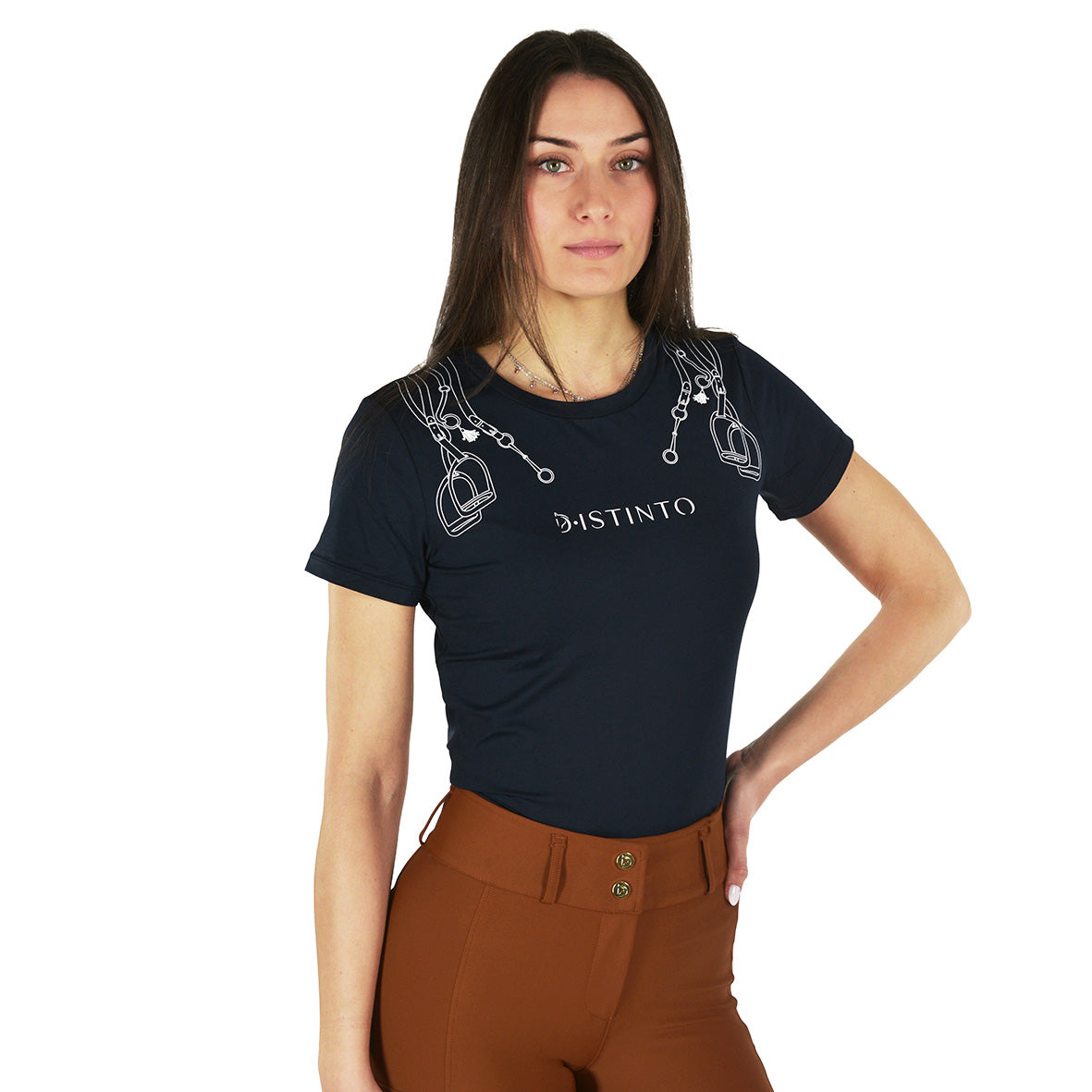 T-SHIRT D·ISTINTO FIBBIE LADY