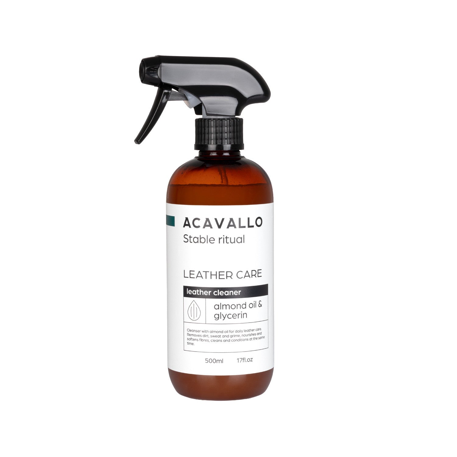 Sapone per il cuoio alla mandorla 500ml (glicerina)