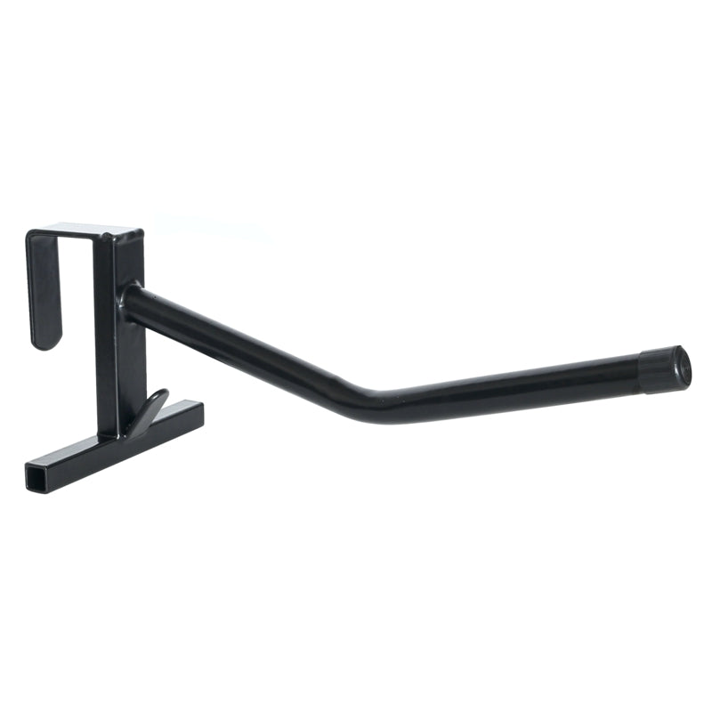 PORTASELLA DA BOX PORTATILE NERO PER 1 SELLA CON GANCIO PLASTIFICATO