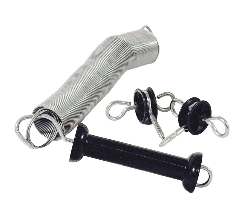SET COMPLETO PER CANCELLO CON MOLLA ED ISOLATORI