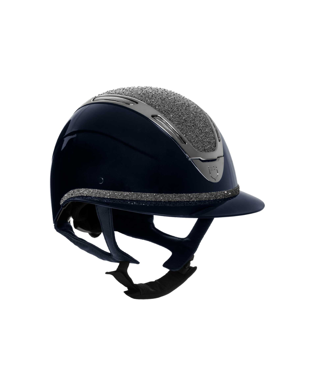 Cap Apocalypse Donna Equestro con Calotta Opaca e Brillantini – EN 1384:2023