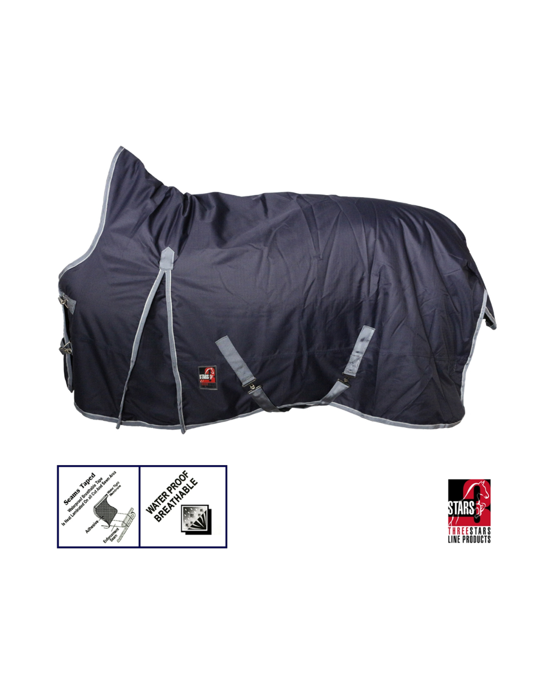 Coperta da paddock collo alto imbottita Winner