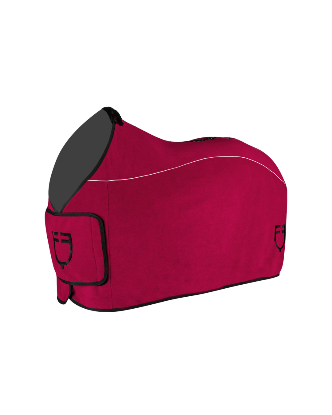 Coperta in Pile Equestro per Cavallo — Anti-Pilling con Chiusura Frontale