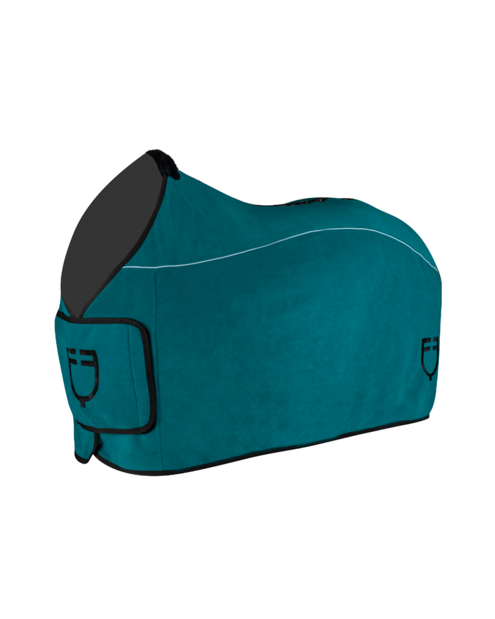 Coperta in Pile Equestro per Cavallo — Anti-Pilling con Chiusura Frontale