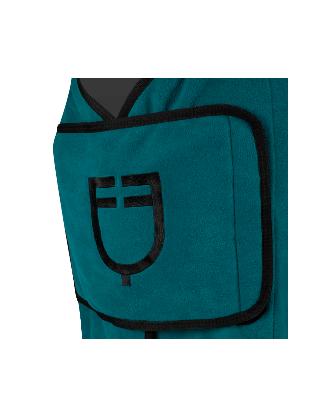 Coperta in Pile Equestro per Cavallo — Anti-Pilling con Chiusura Frontale