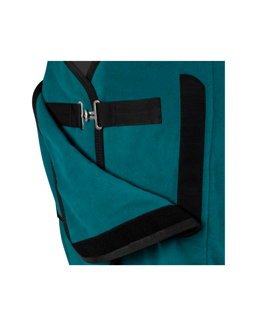 Coperta in Pile Equestro per Cavallo — Anti-Pilling con Chiusura Frontale