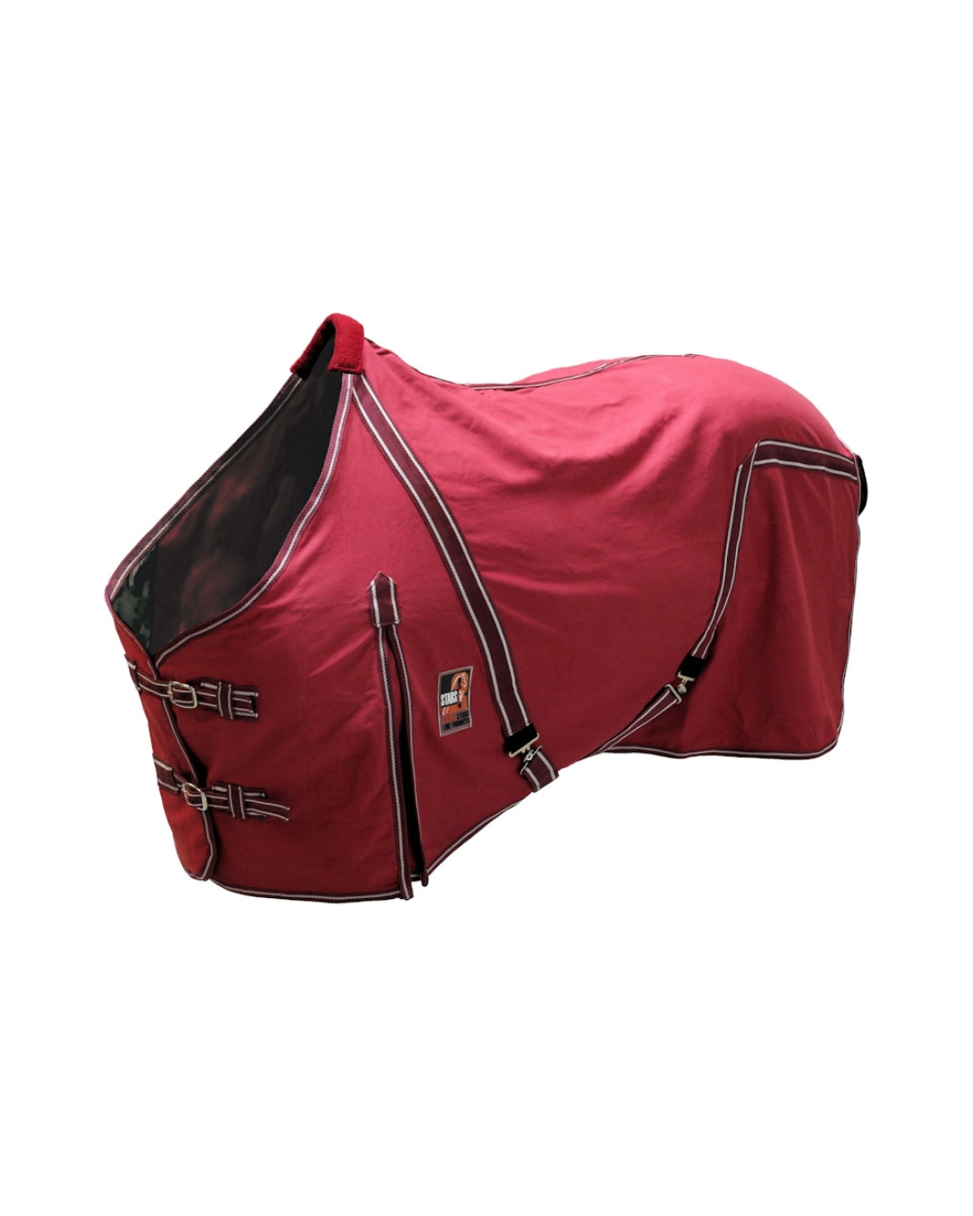 Coperta per Cavallo in Cotone Canvas con Soffietti Laterali da Box