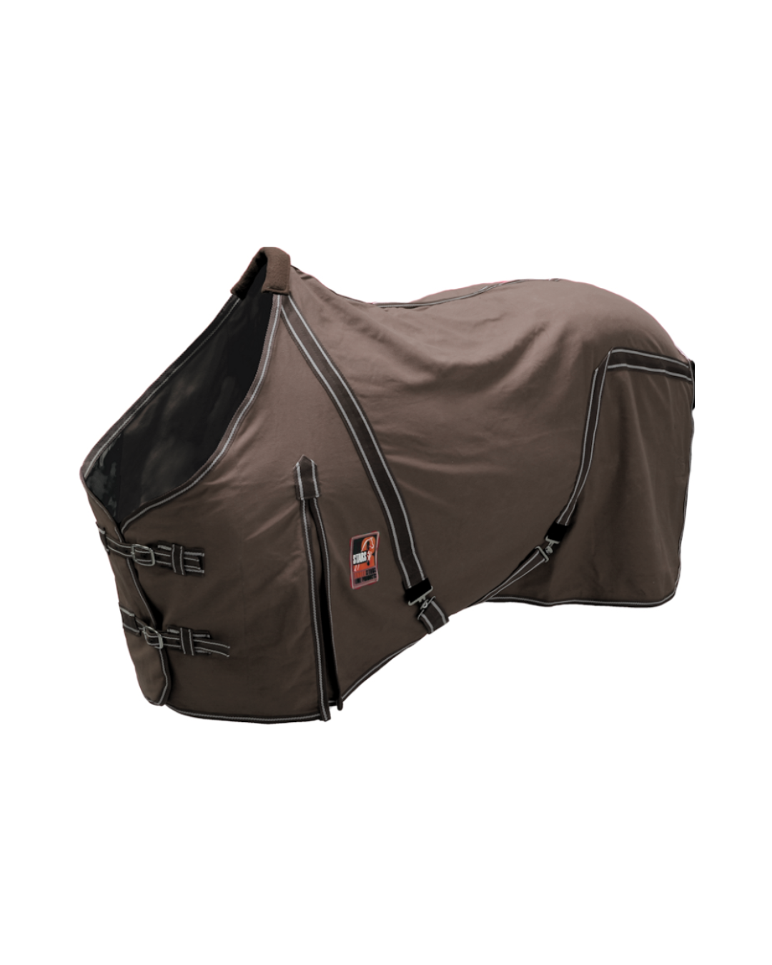 Coperta per Cavallo in Cotone Canvas con Soffietti Laterali da Box