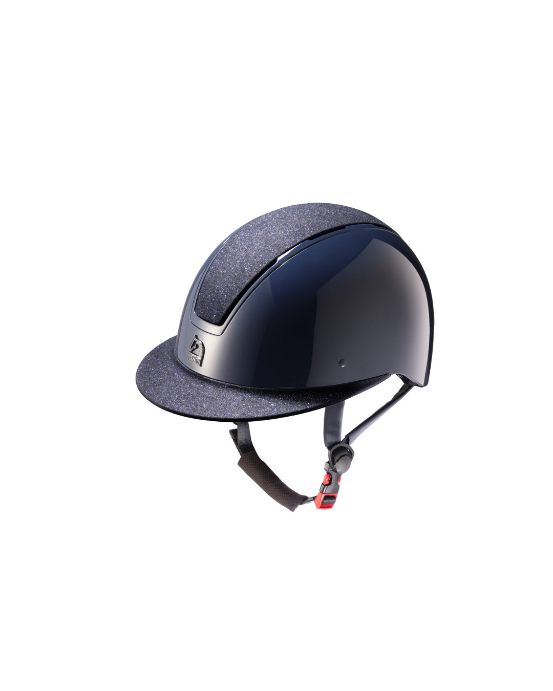 Casco da Equitazione Tattini Selene Lucido con Glitter — Omologato CE EN 1384:2023