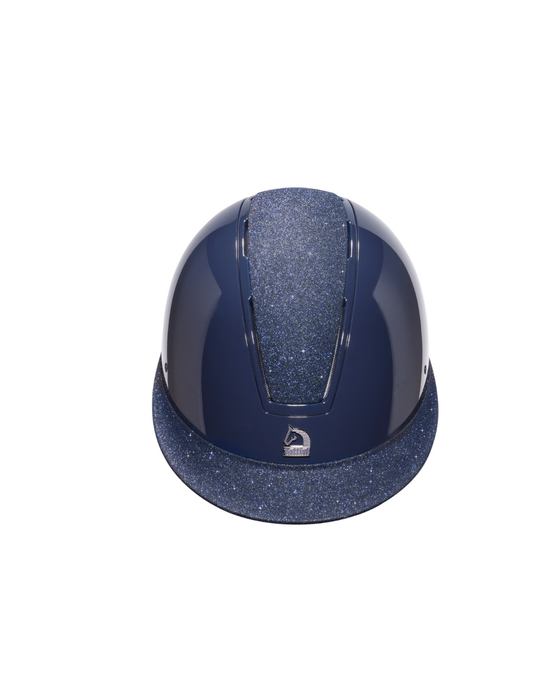 Casco da Equitazione Tattini Selene Lucido con Glitter — Omologato CE EN 1384:2023