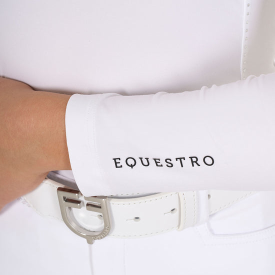 Polo bambina slim fit concorso con strass
