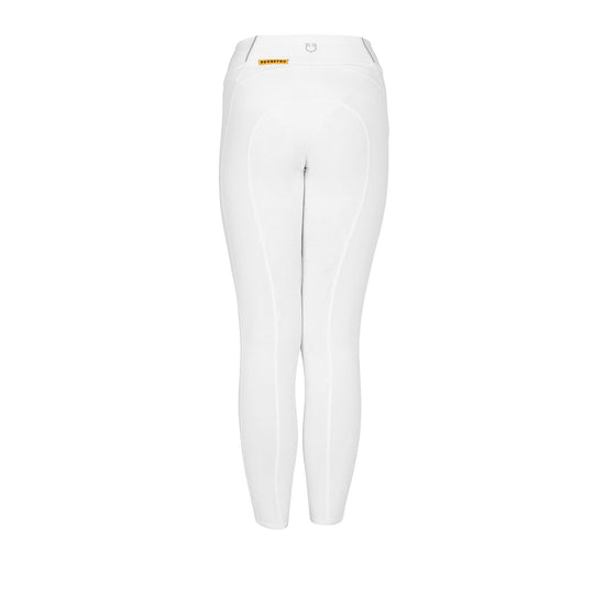 Leggings bambina slim fit grip con logo
