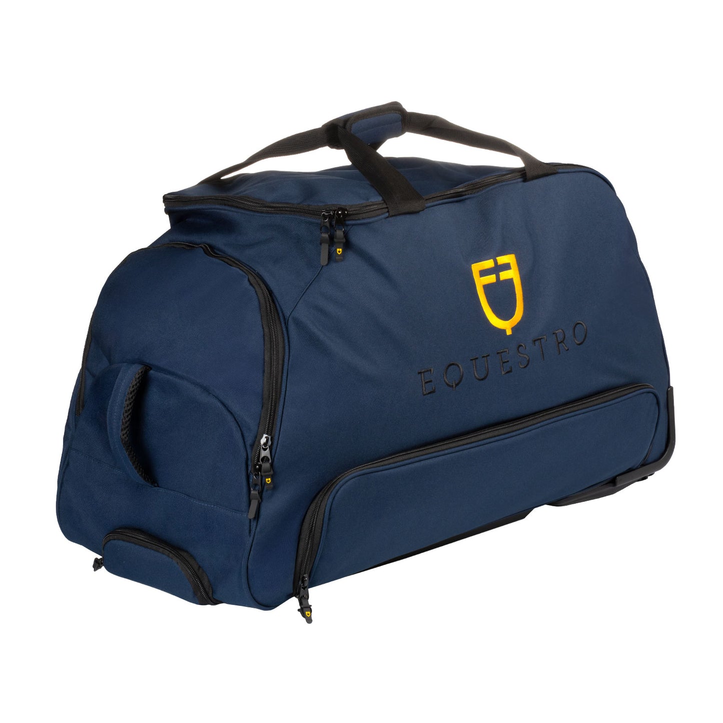 Borsa trolley con logo ricamato