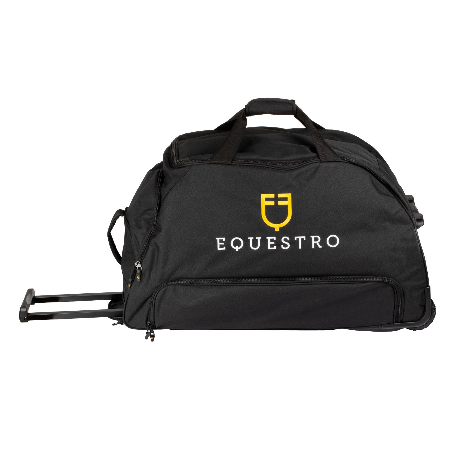 Borsa trolley con logo ricamato
