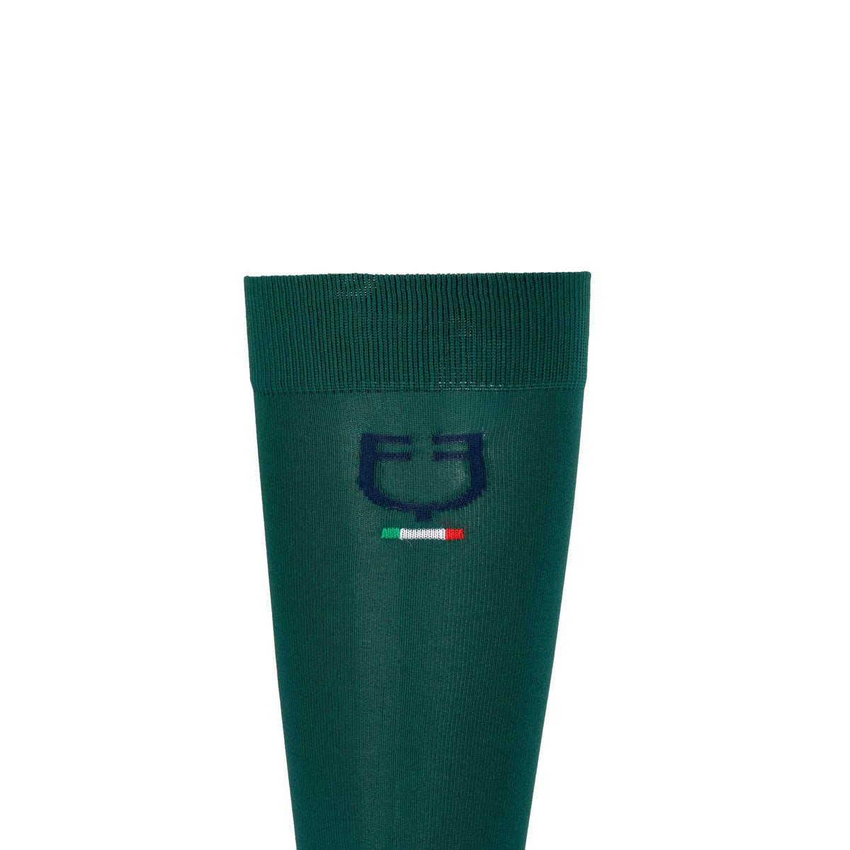 Calza tecnica elasticizzata con bandiera italiana