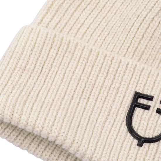 Cuffia unisex lana con motivo a maglia