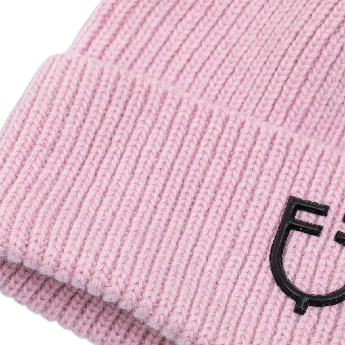 Cuffia unisex lana con motivo a maglia