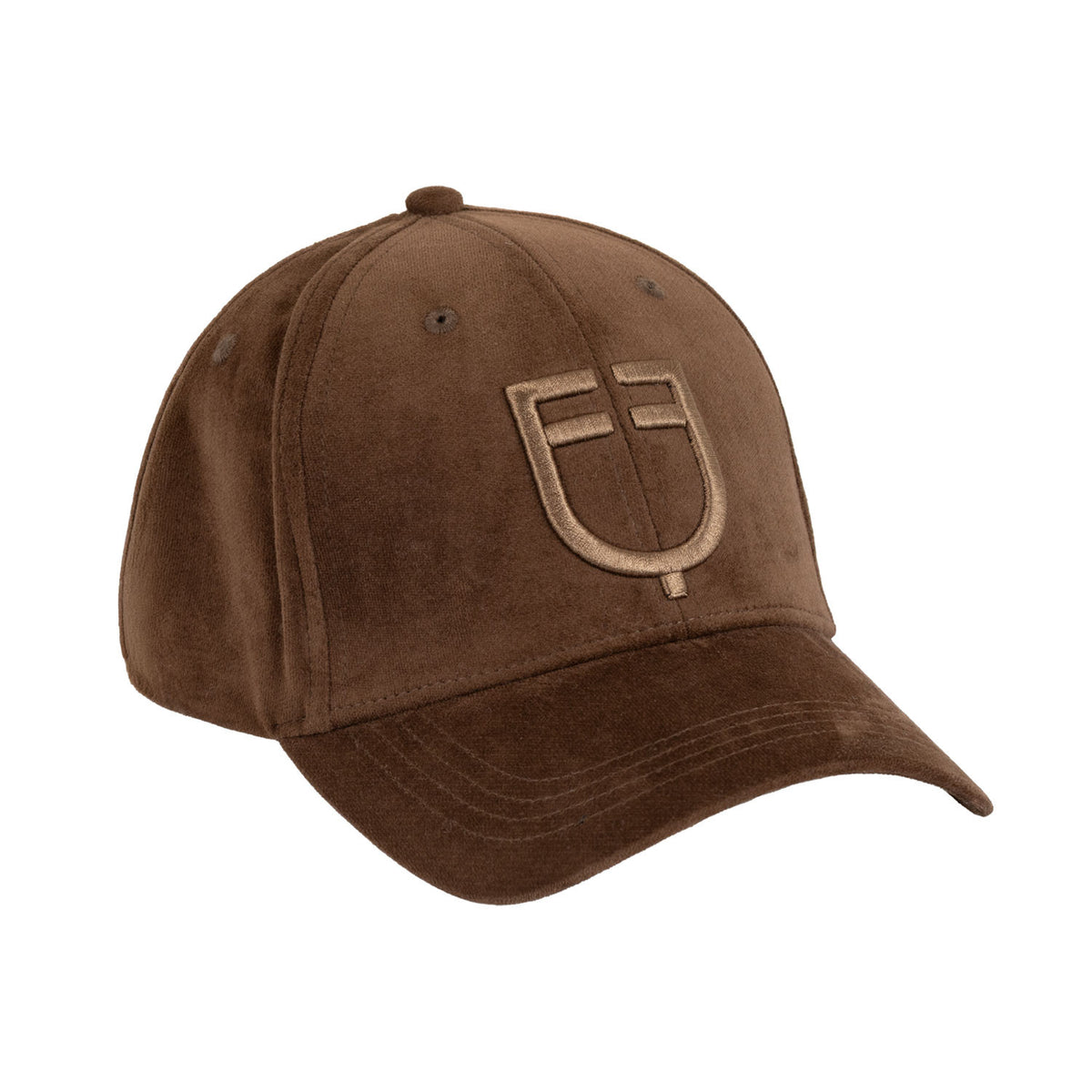 Cappellino unisex baseball in tessuto effetto velluto