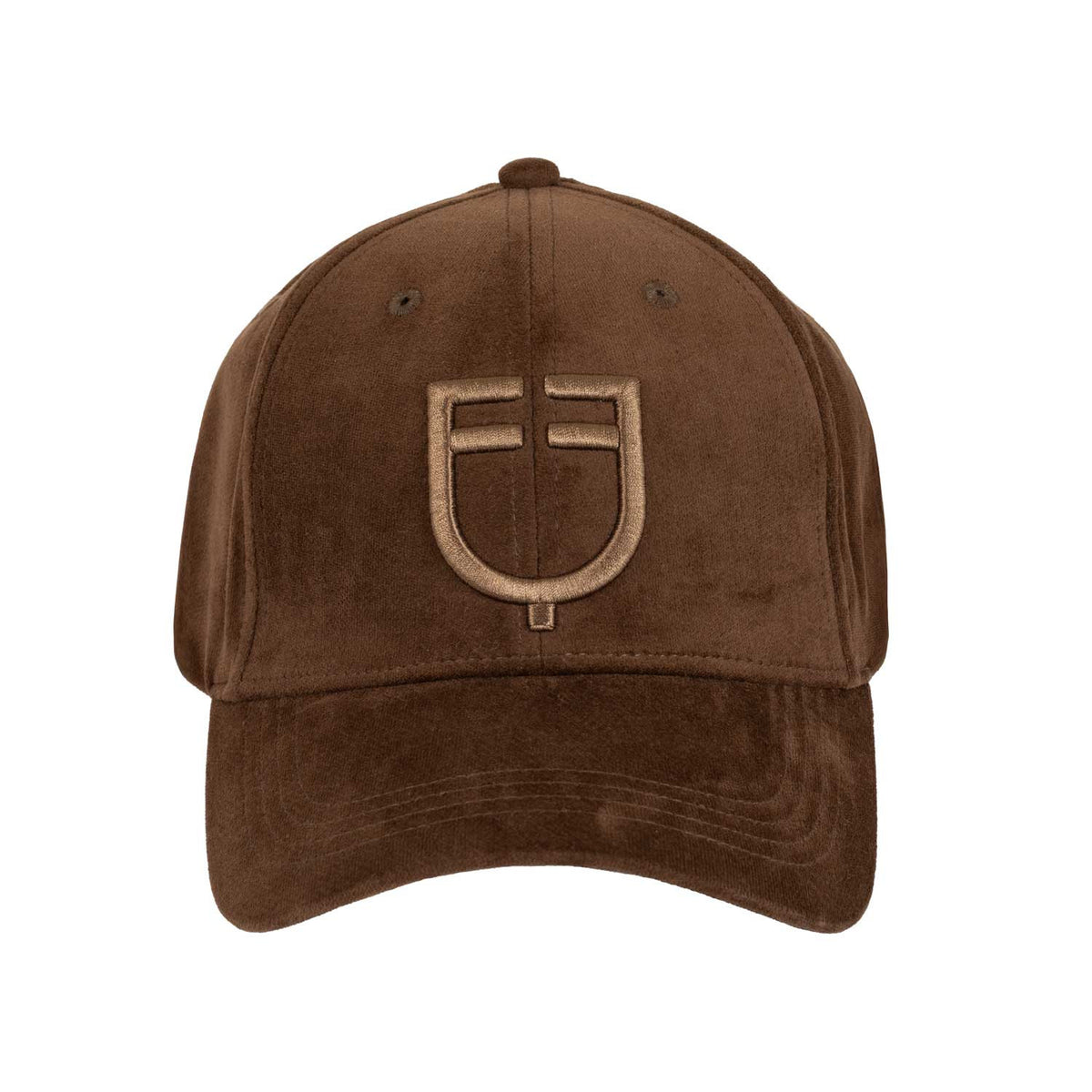 Cappellino unisex baseball in tessuto effetto velluto