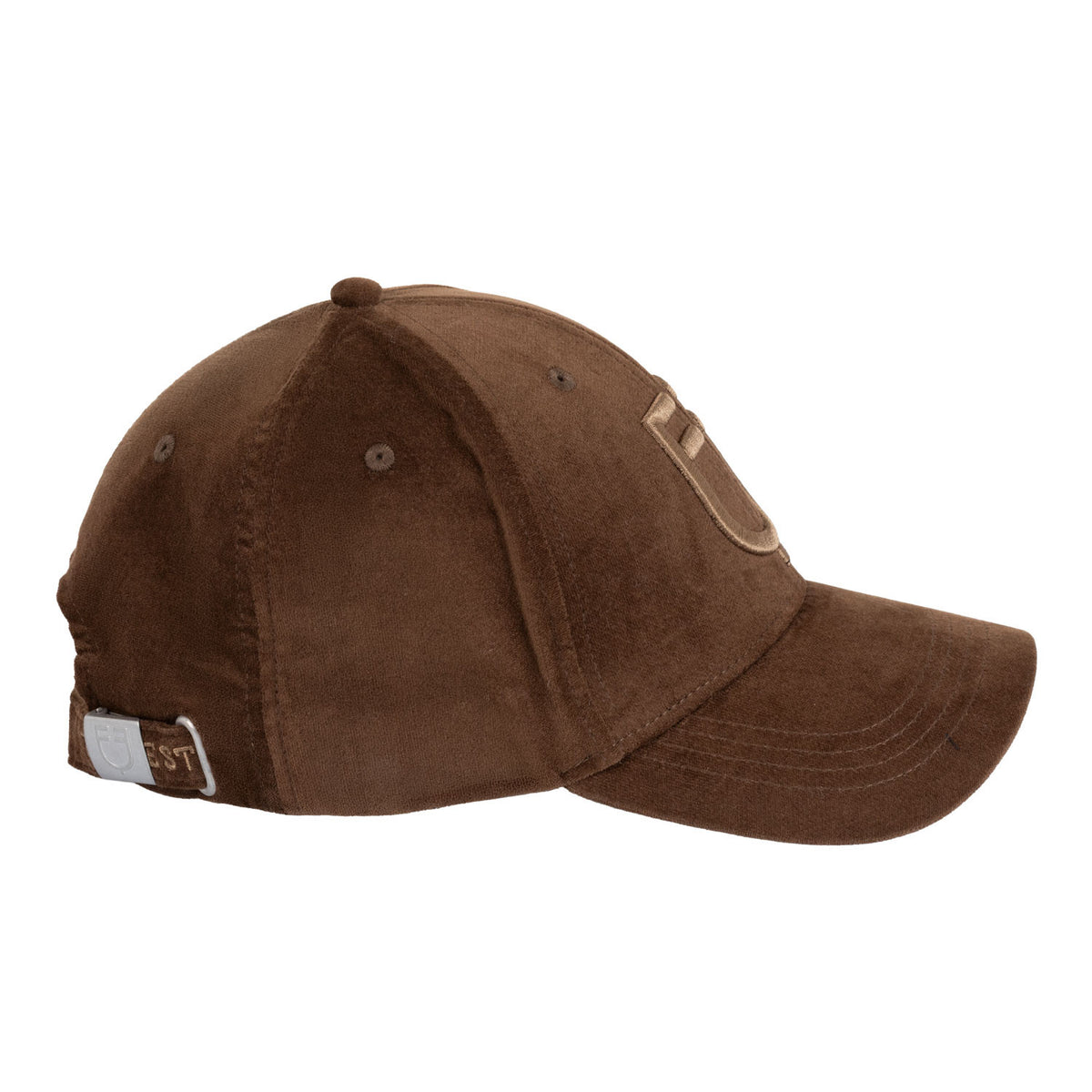 Cappellino unisex baseball in tessuto effetto velluto