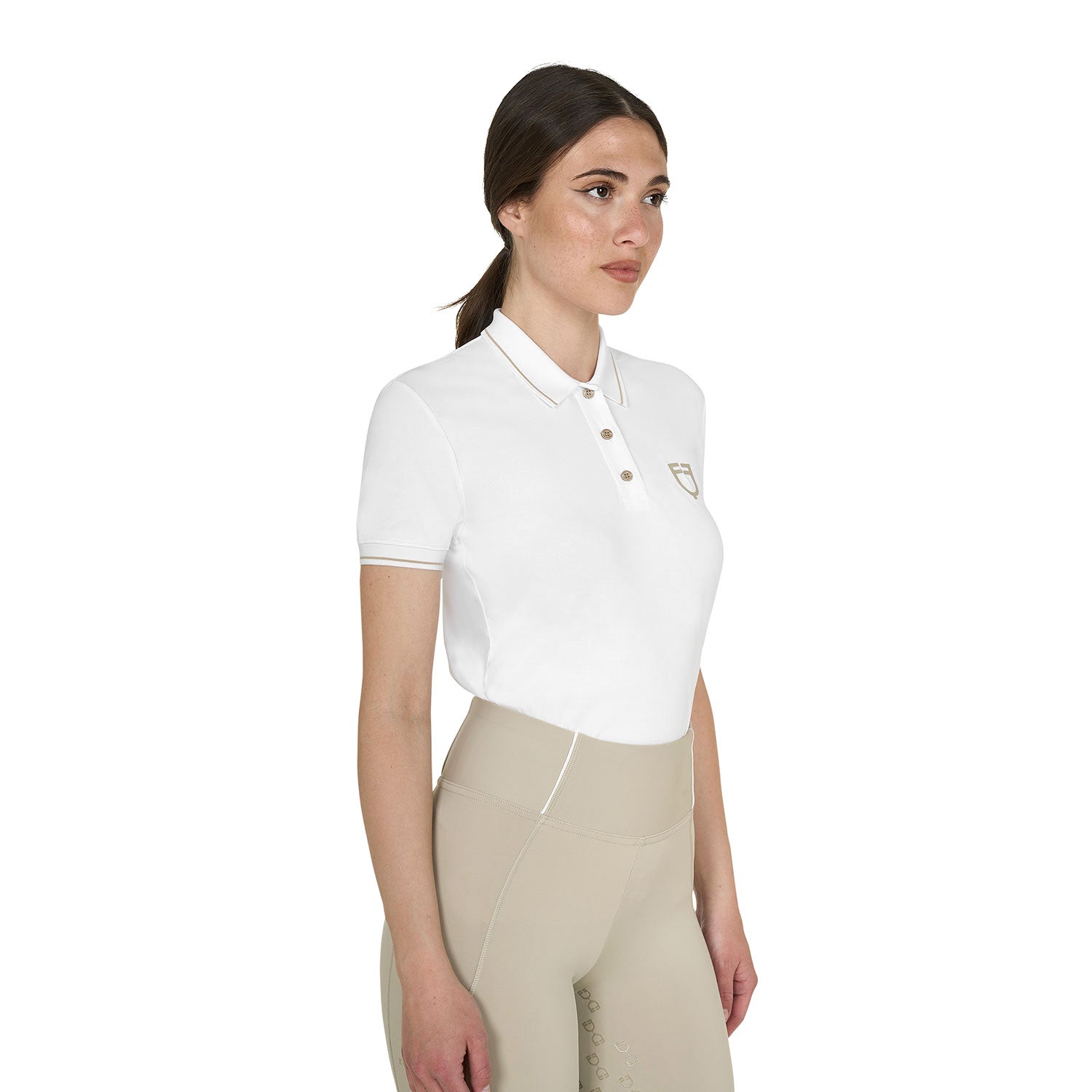 Polo donna slim fit in tessuto traspirante 2026