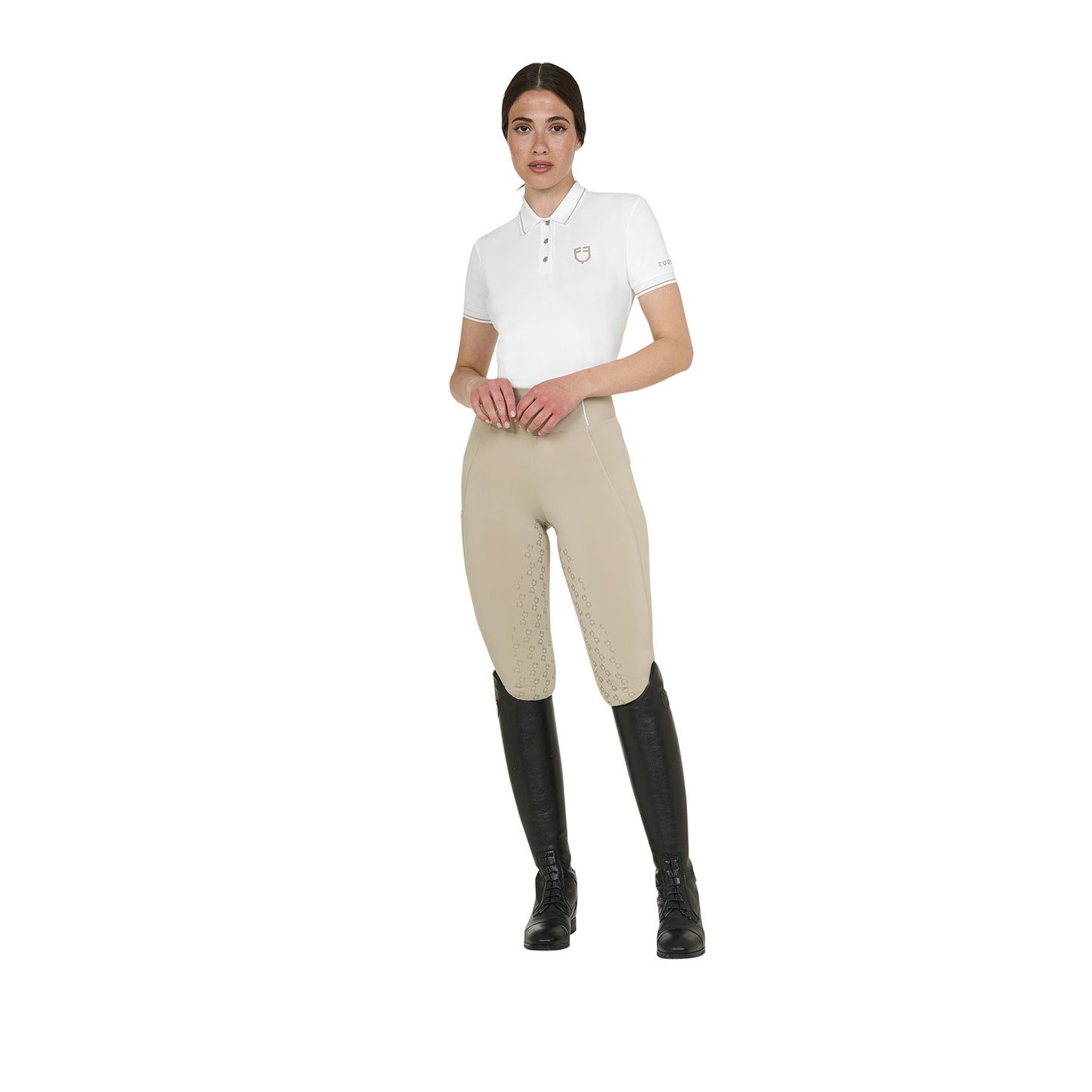 Polo donna slim fit in tessuto traspirante 2026