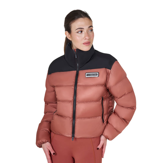 Giacca piumino donna in tessuto tecnico