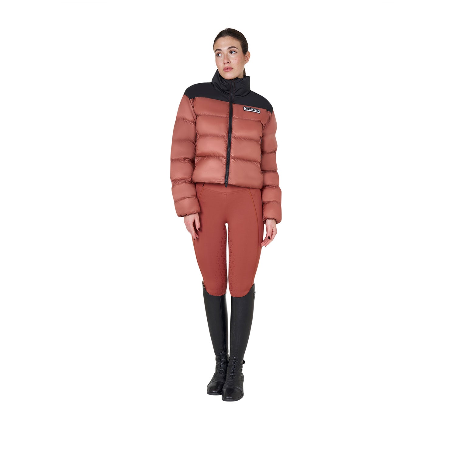 Giacca piumino donna in tessuto tecnico