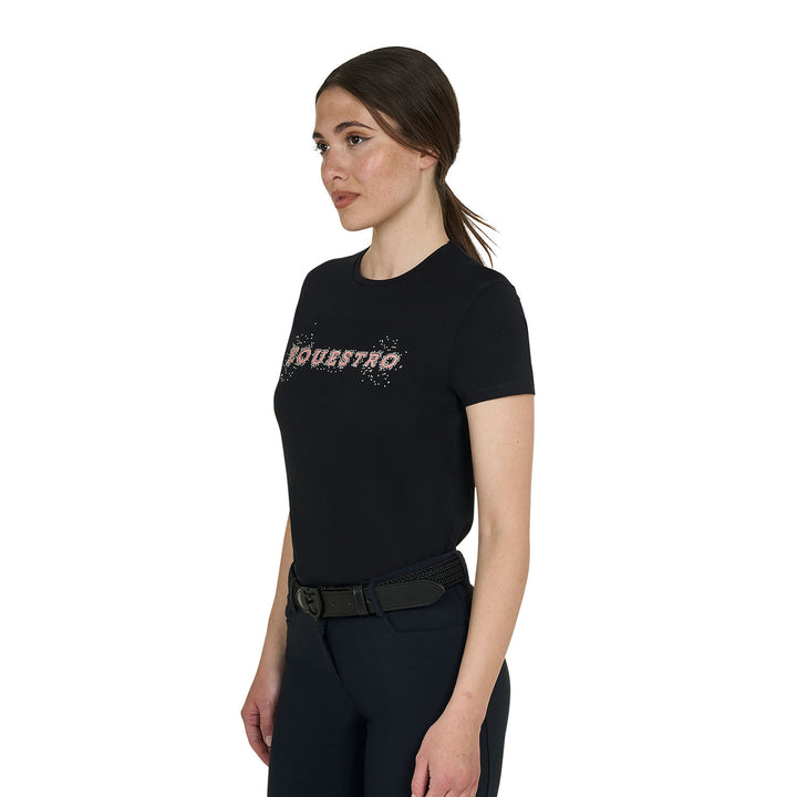 T-shirt donna Strass in cotone 2026