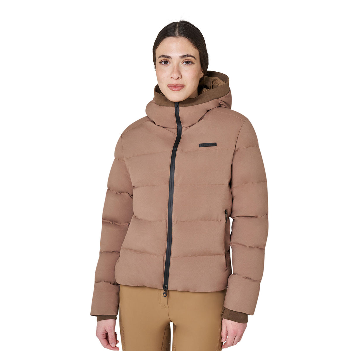 Giacca piumino donna con cappuccio