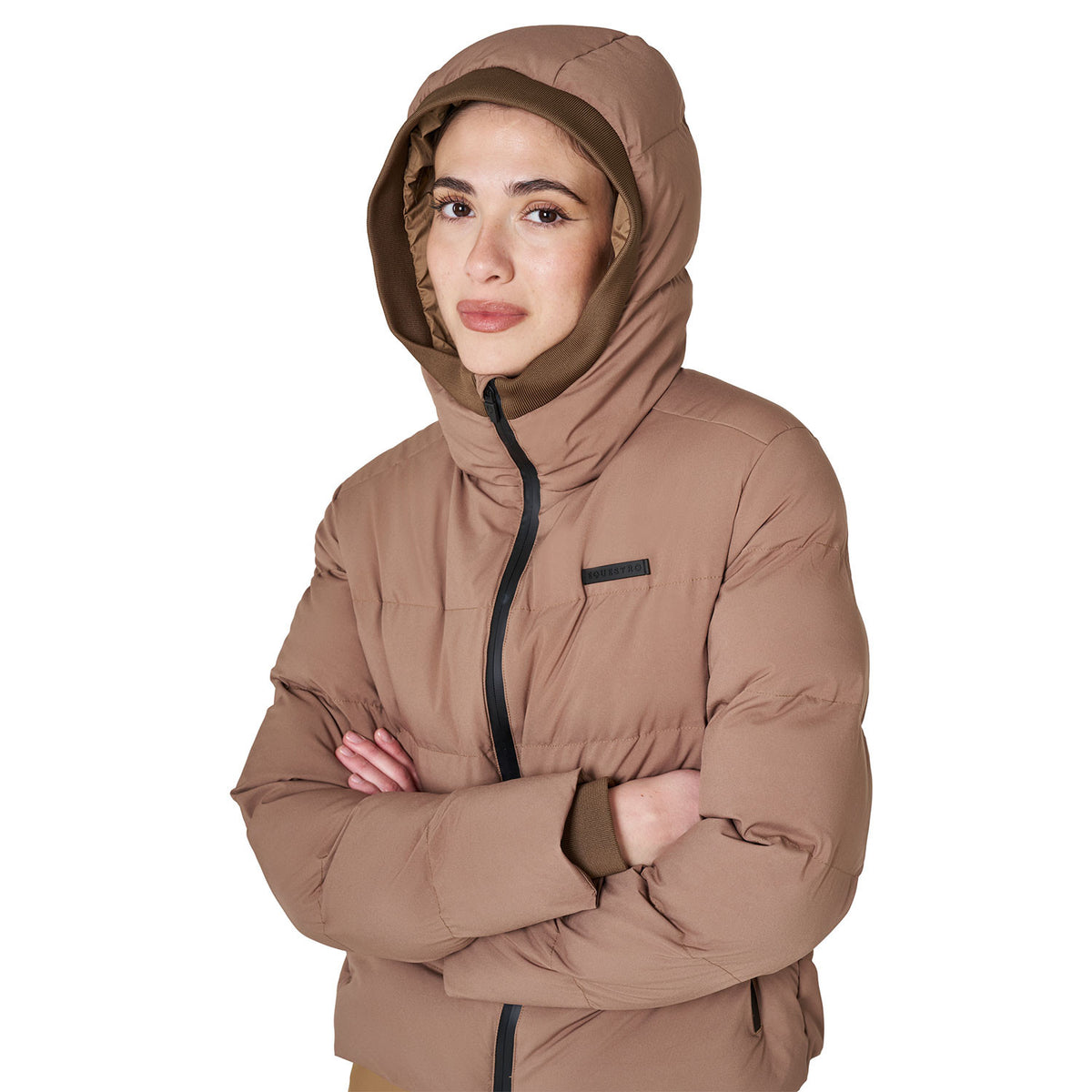 Giacca piumino donna con cappuccio