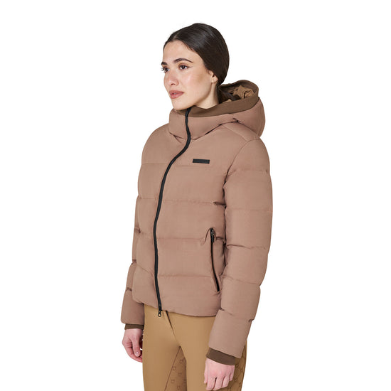 Giacca piumino donna con cappuccio