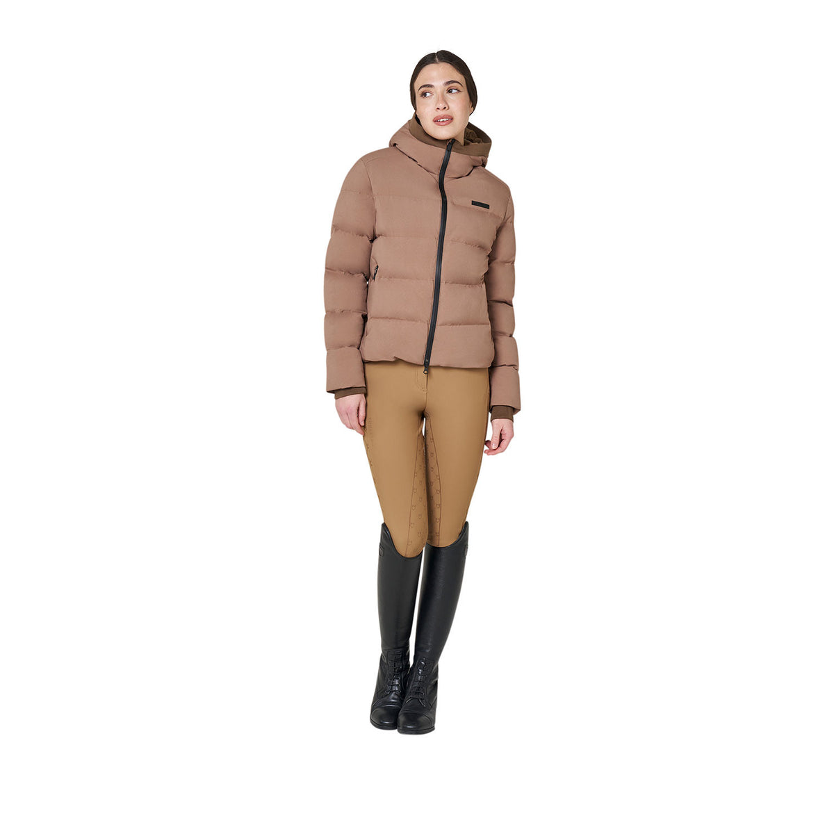 Giacca piumino donna con cappuccio