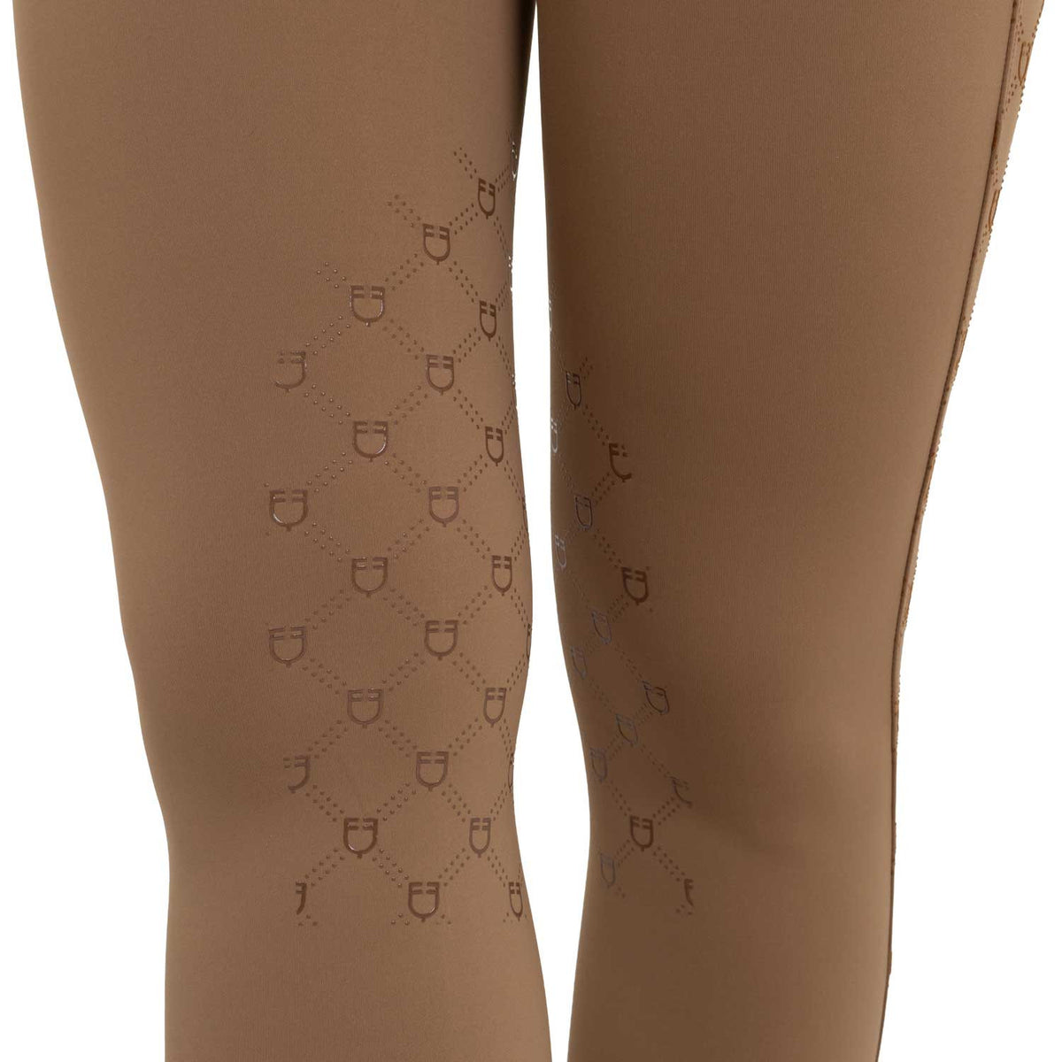 Leggings donna vita alta in tessuto tecnico monogram