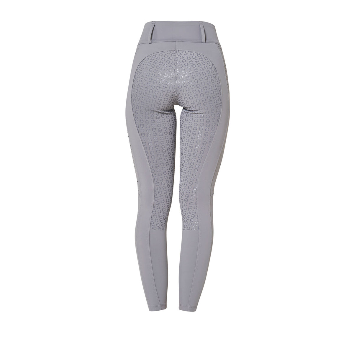 Leggings donna vita alta con passanti e strass