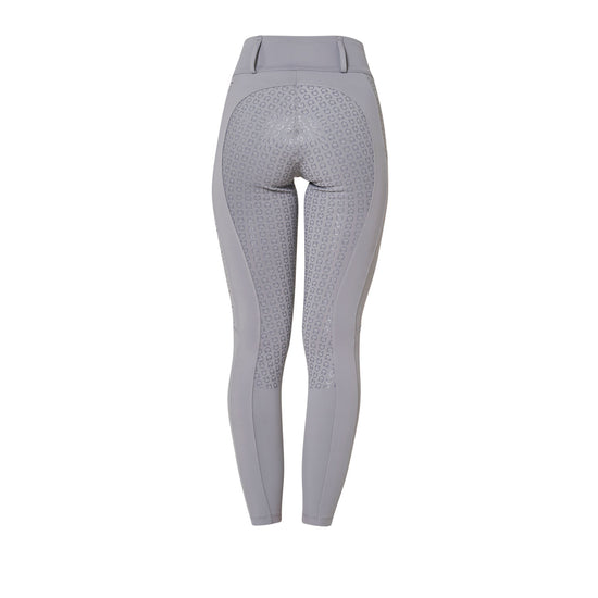 Leggings donna vita alta con passanti e strass