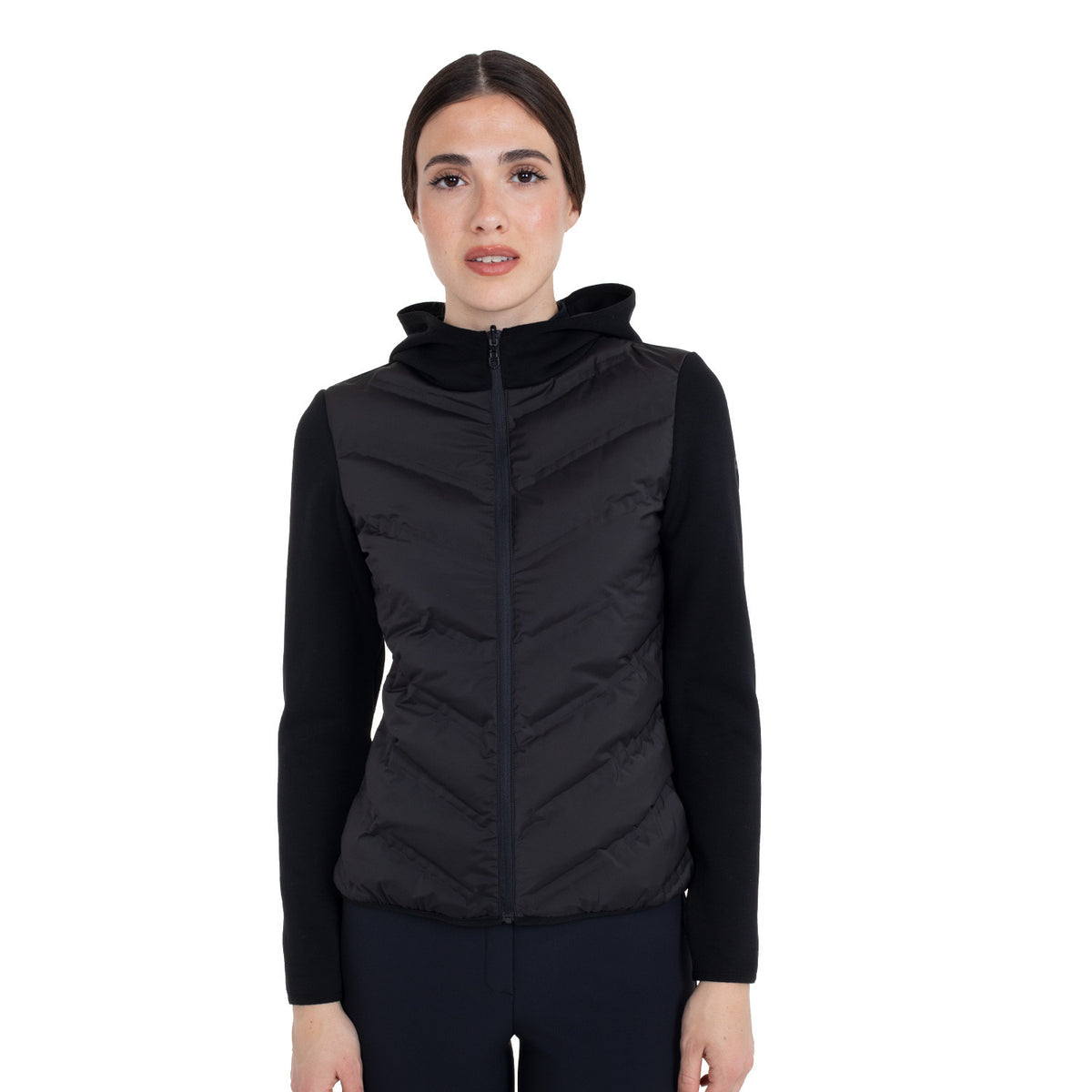 Capospalla tecnico donna con imbottitura frontale