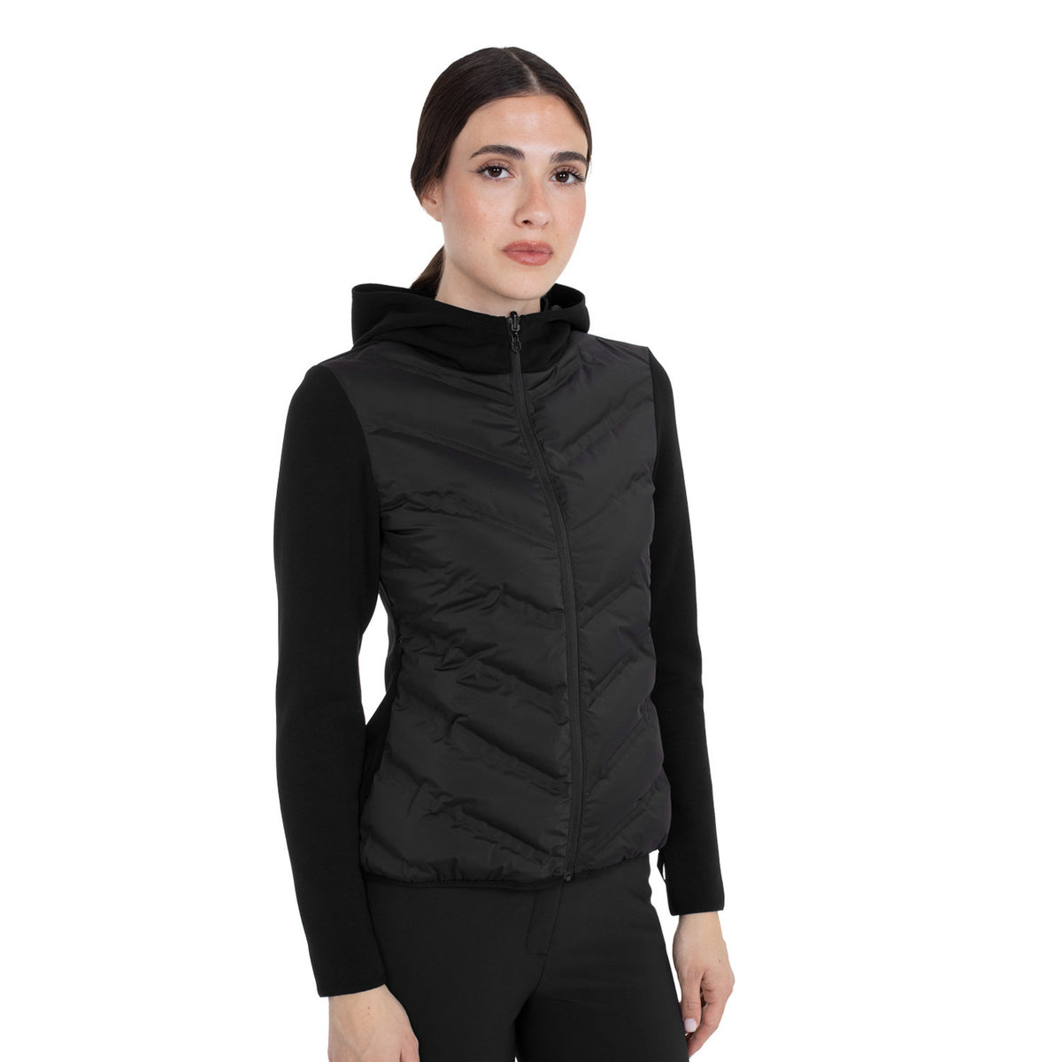 Capospalla tecnico donna con imbottitura frontale