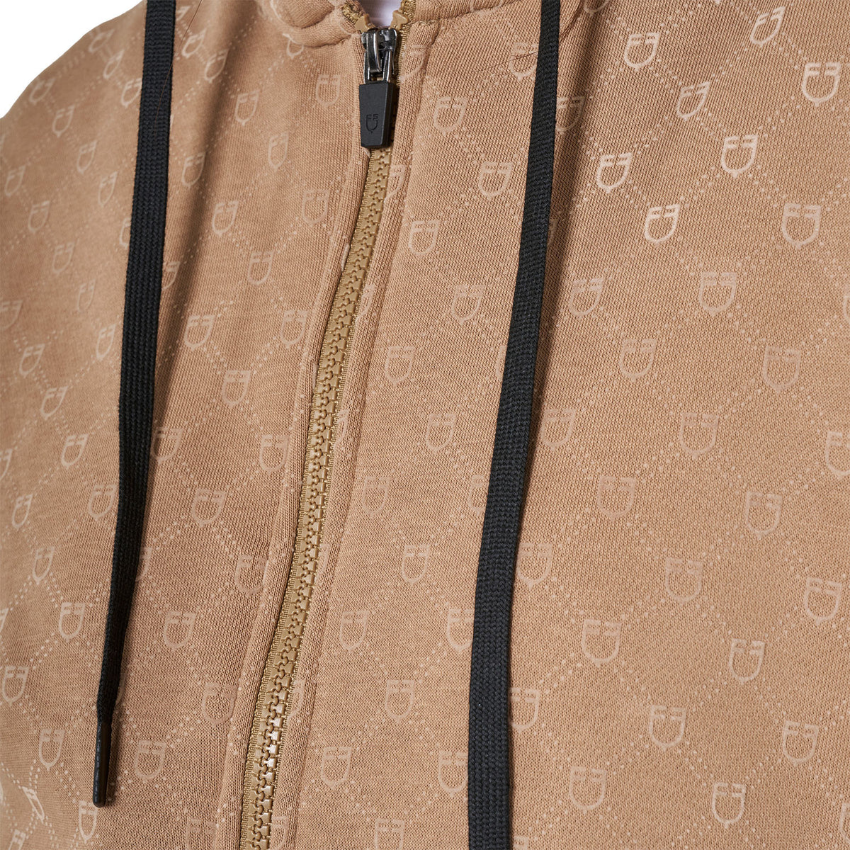 Felpa donna monogram con cappuccio Equestro