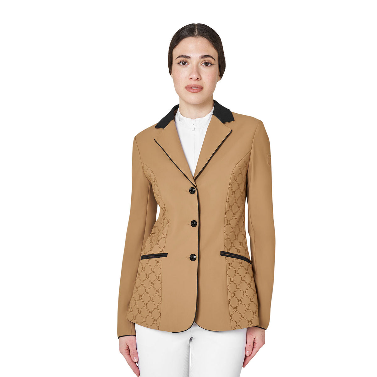 Giacca concorso donna monogram in tessuto effetto velluto