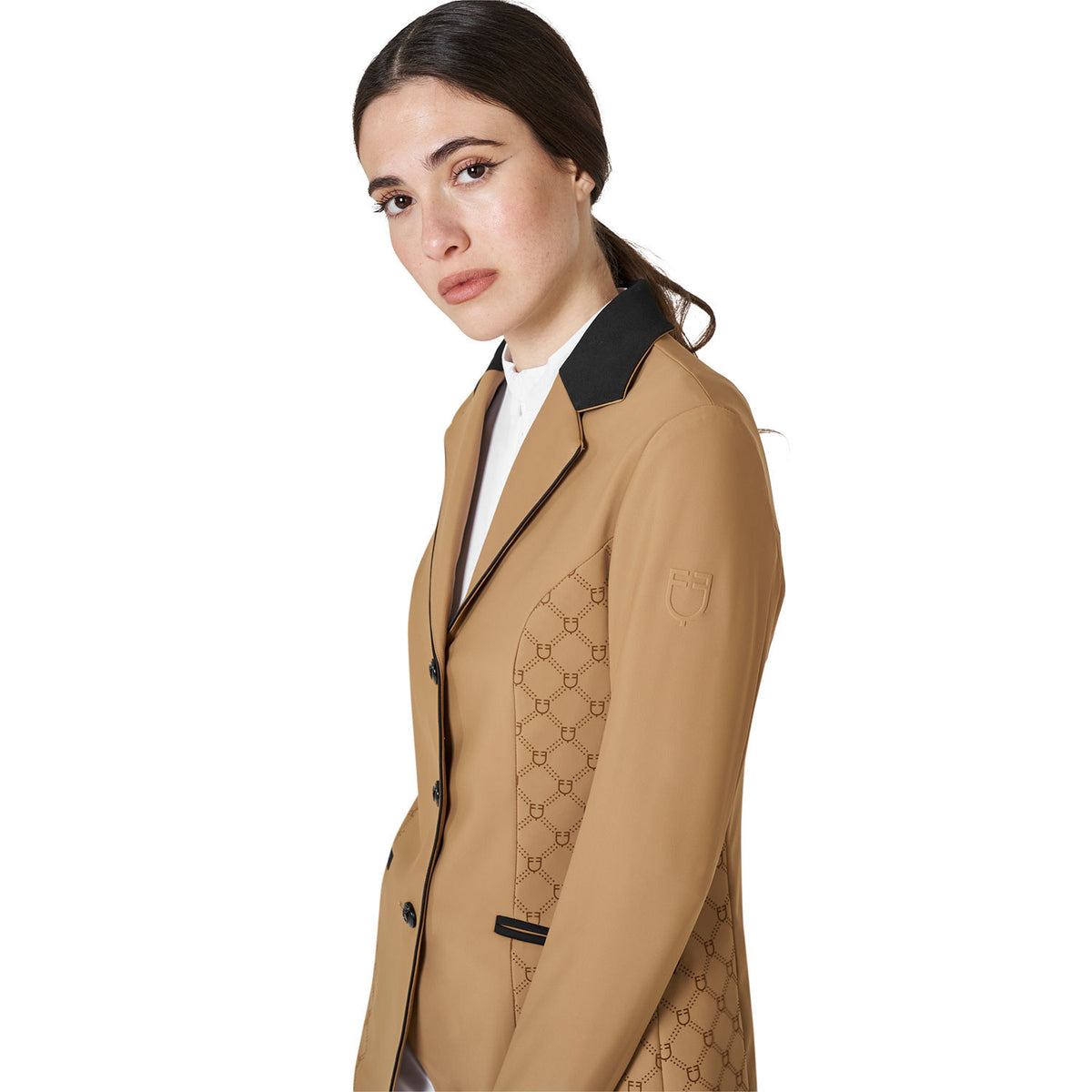 Giacca concorso donna monogram in tessuto effetto velluto