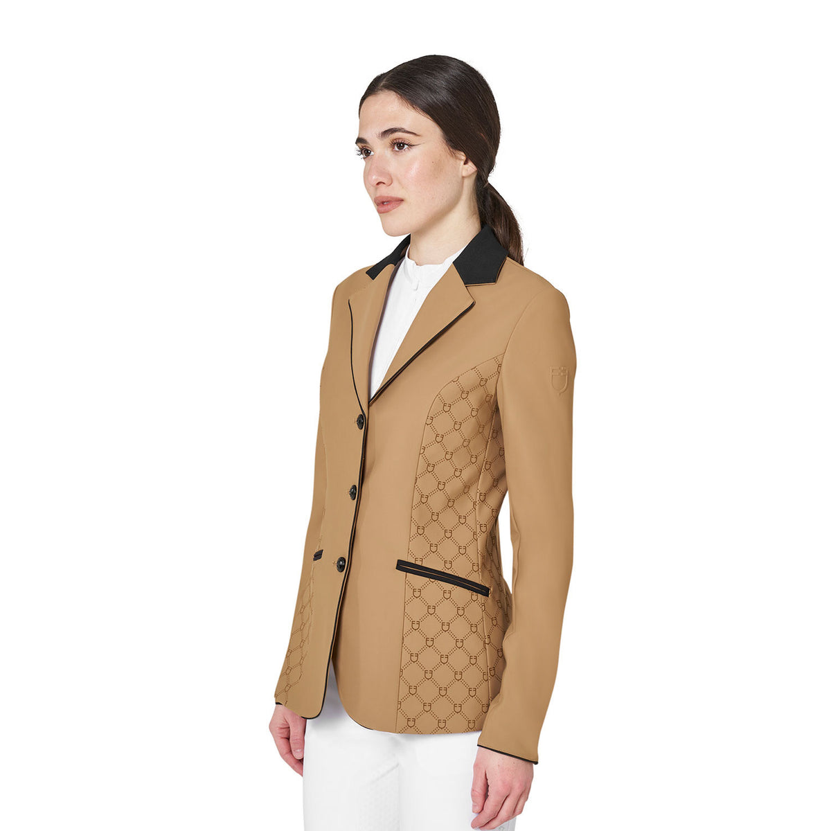 Giacca concorso donna monogram in tessuto effetto velluto