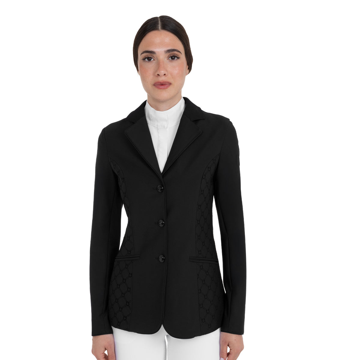 Giacca concorso donna monogram in tessuto effetto velluto